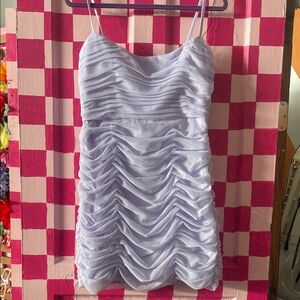 Anthropologie Lavender Mesh Dress